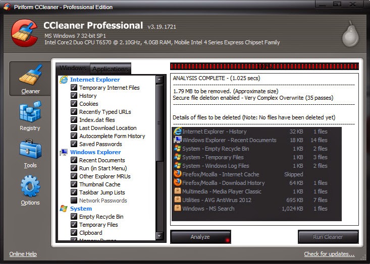 Ccleaner for pc free download windows 10